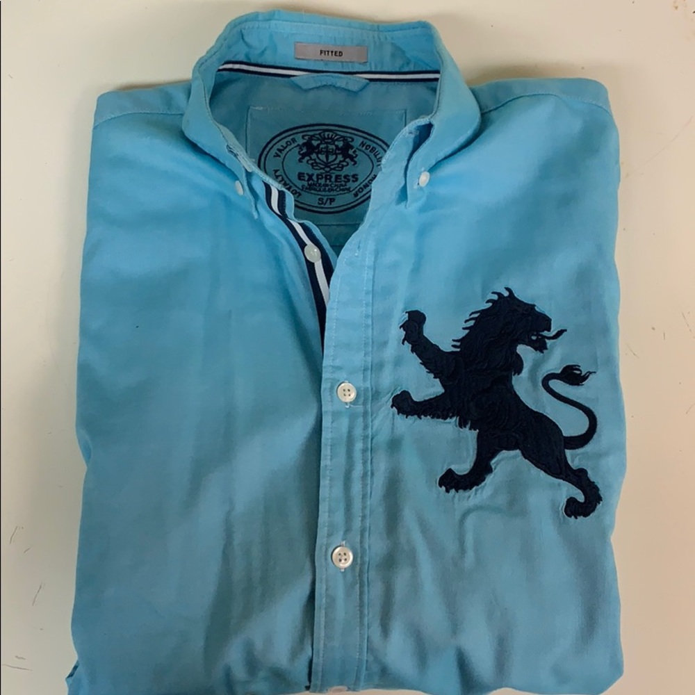 Express Fitted Casual Shirt
